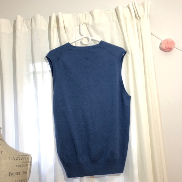 Polo by Ralph Lauren Blue Sweater Vest - Picture 6 of 8